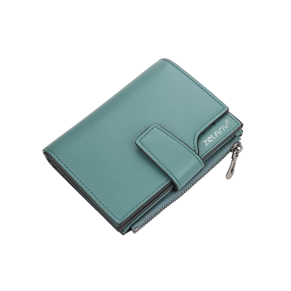 Foto 1 | Cartera Monedero Zelany Color Azul Petróleo