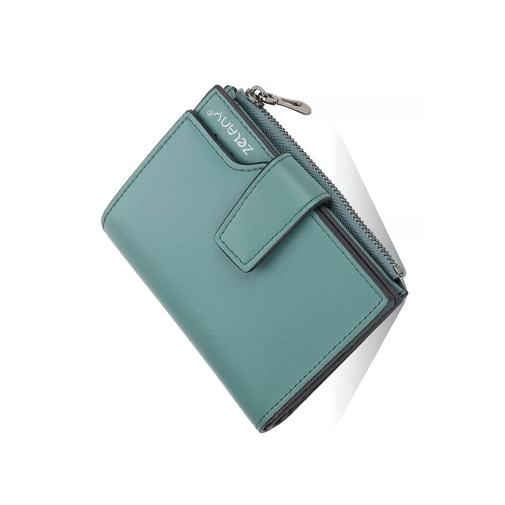 Foto 2 | Cartera Monedero Zelany Color Azul Petróleo