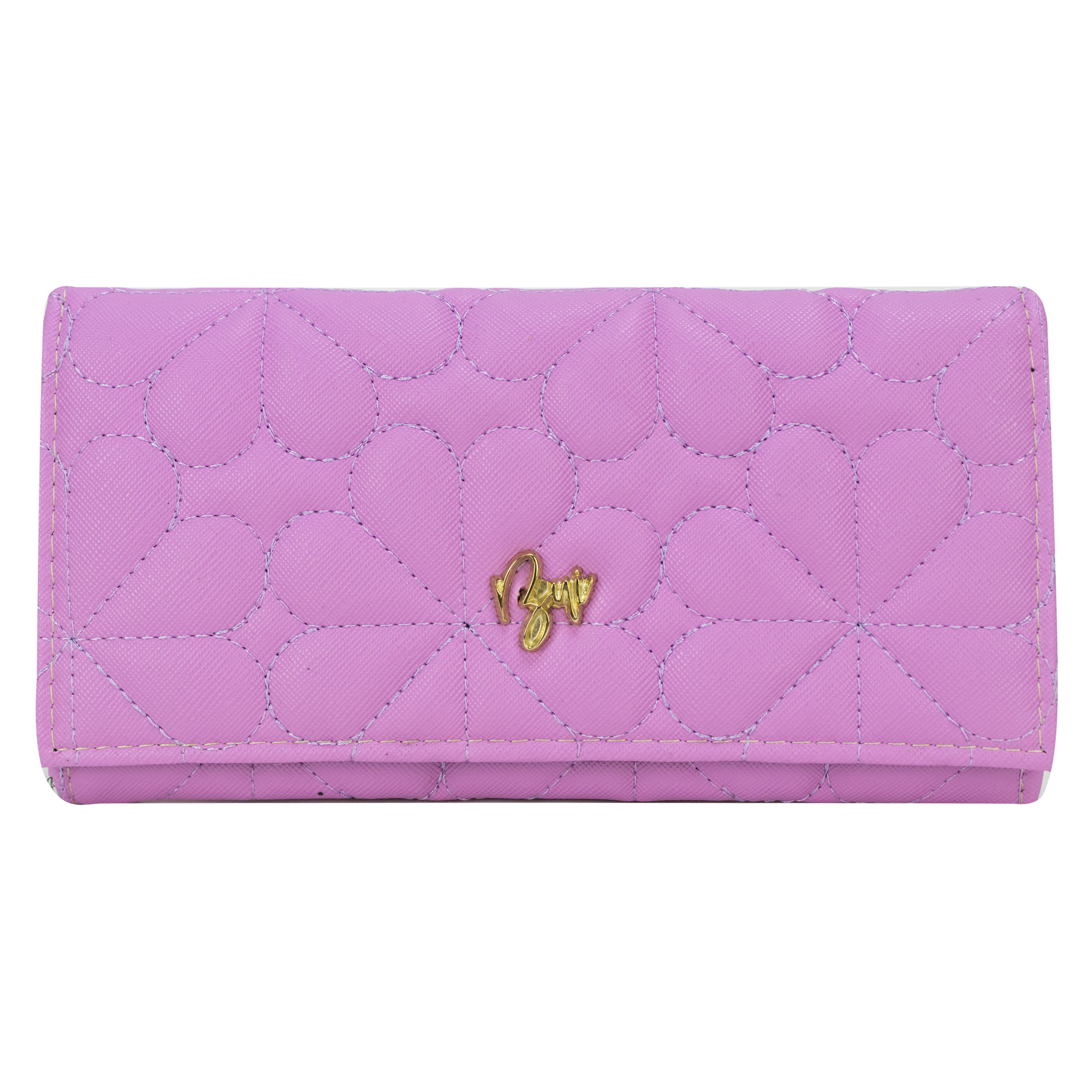 Foto 1 | Cartera Para Dama Rosa Capitonado Flor Sintetico Est.2 Nueva Imagen