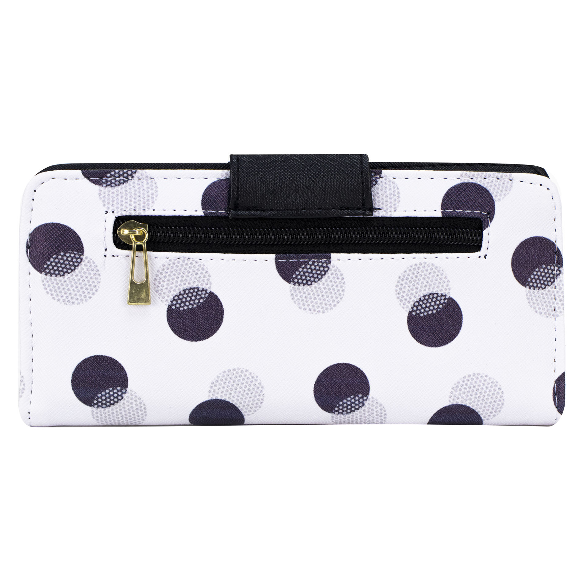 Foto 3 | Cartera Para Dama Negro Lunares Sintetico Estilo 10 Nueva Imagen