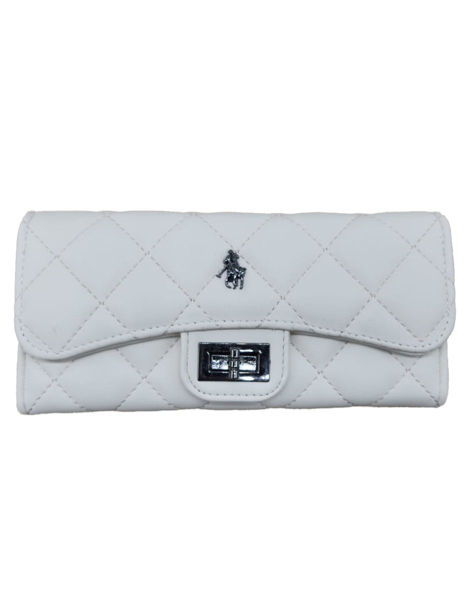 Cartera Hpc Polo Color Blanco
