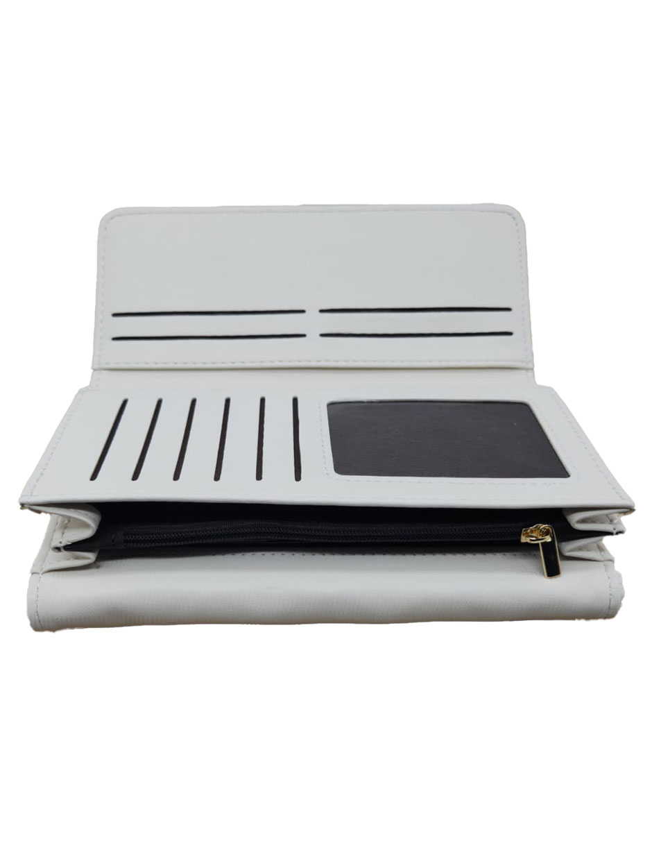 Foto 4 pulgar | Cartera Hpc Polo Color Blanco