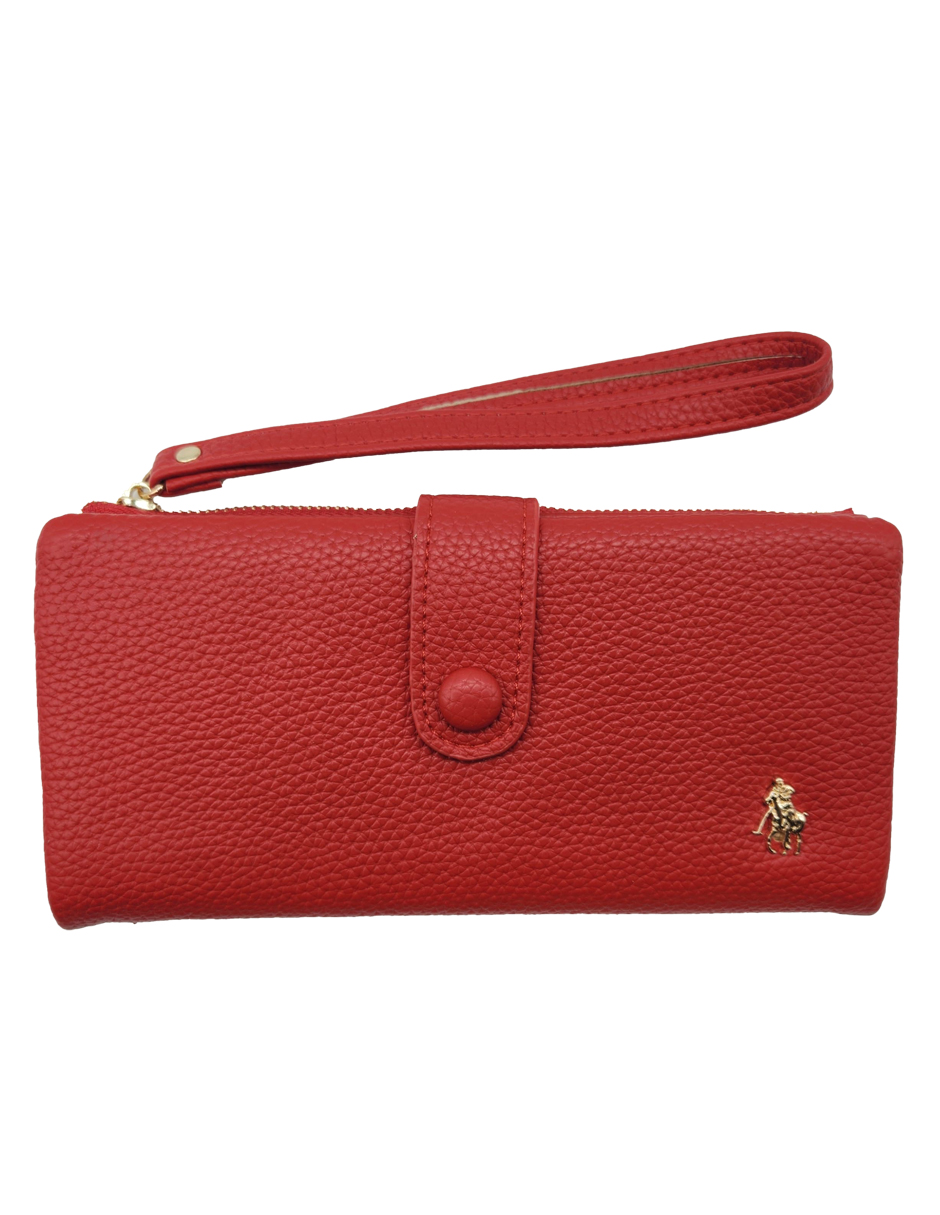 Cartera Hpc Polo Color Rojo