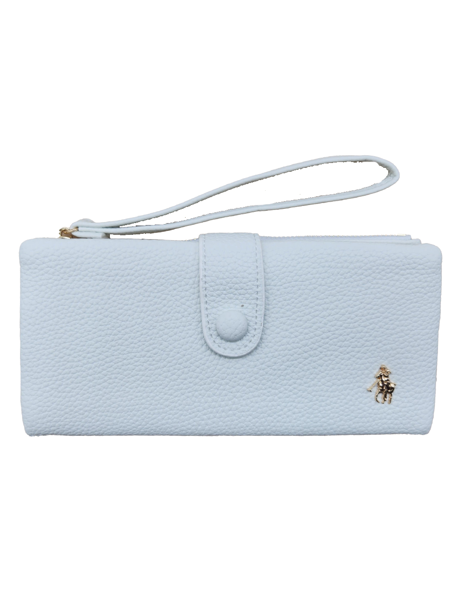 Foto 2 pulgar | Cartera Hpc Polo Color Blanco