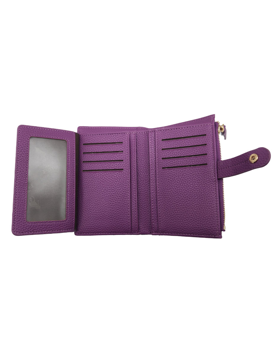 Foto 5 pulgar | Cartera Hpc Polo Color Morado