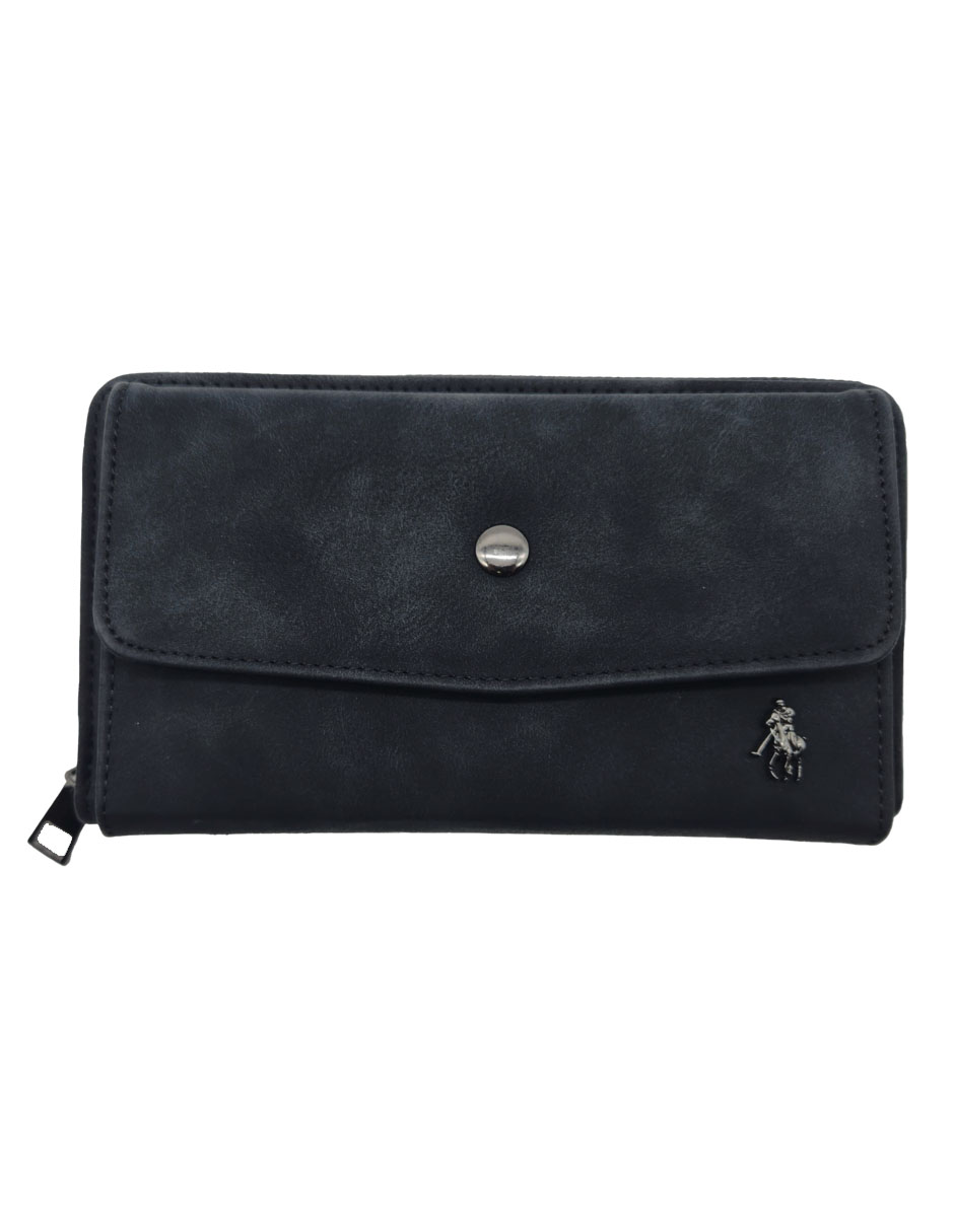 Cartera Hpc Polo Negro para Mujer