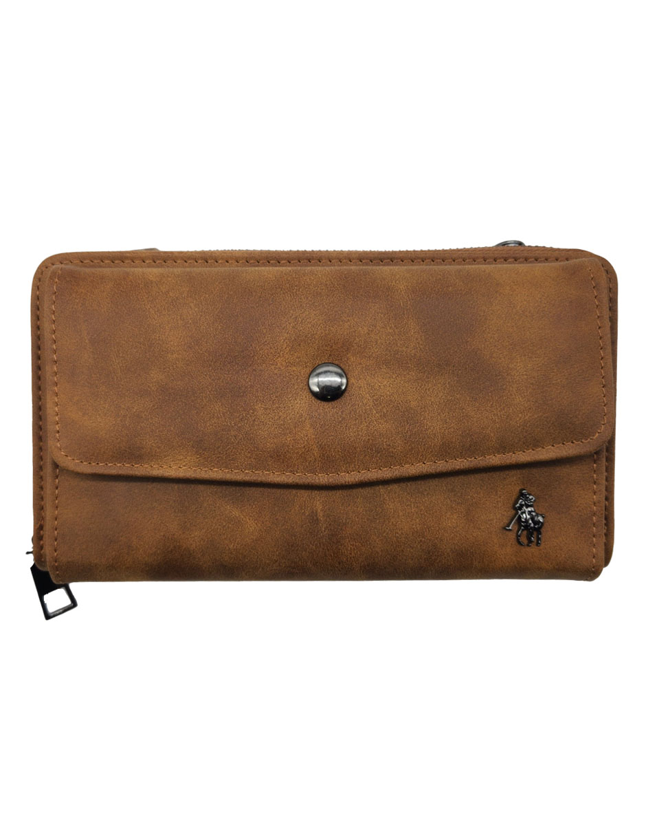 Cartera Hpc Polo Café para Mujer