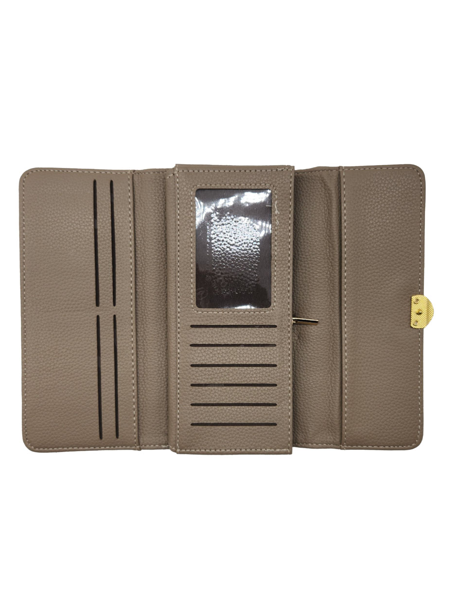 Foto 4 pulgar | Cartera Hpc Polo Color Cenizo