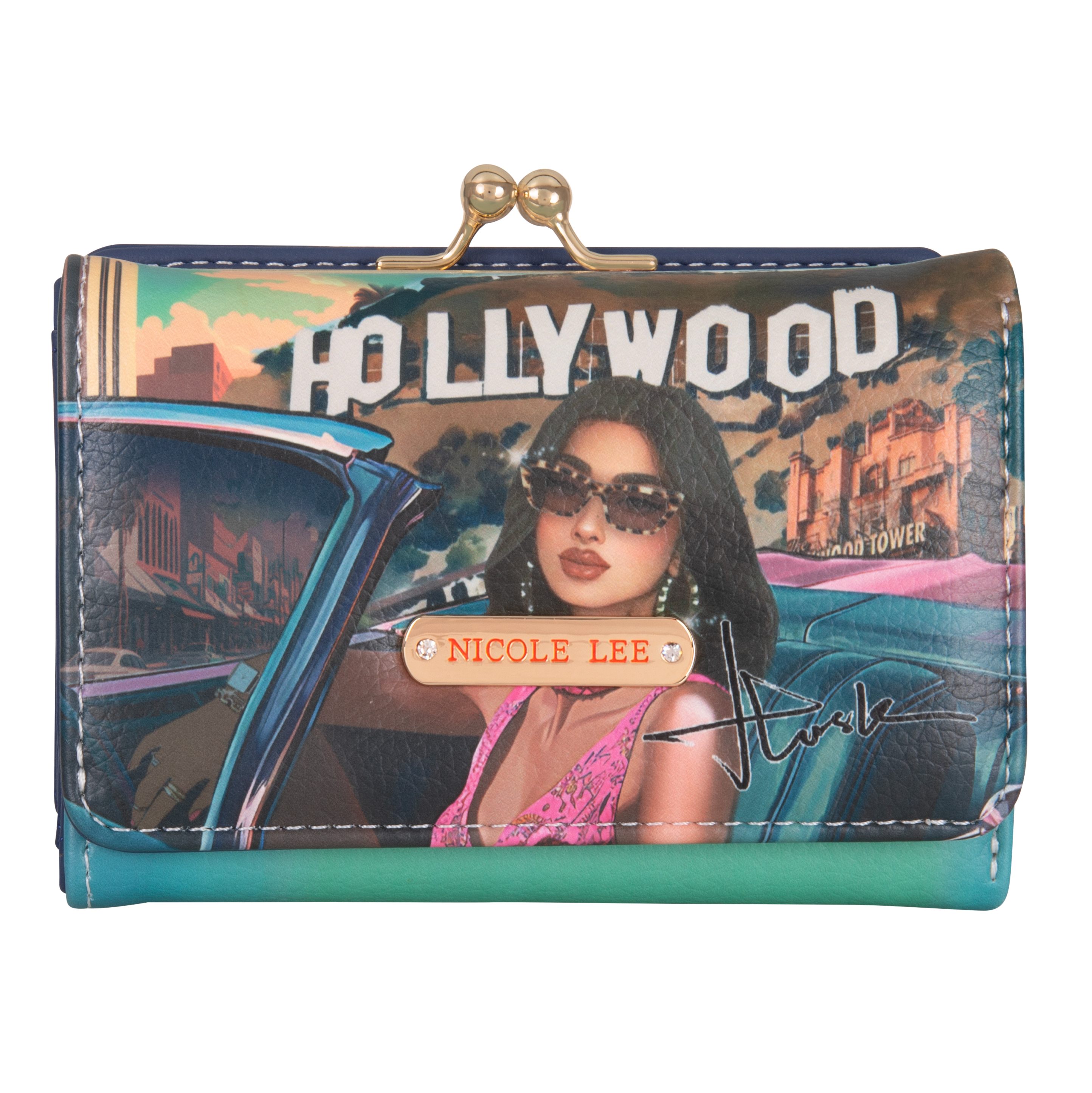 Foto 1 | Cartera Agustina de Broche Kisslock Nicole Lee