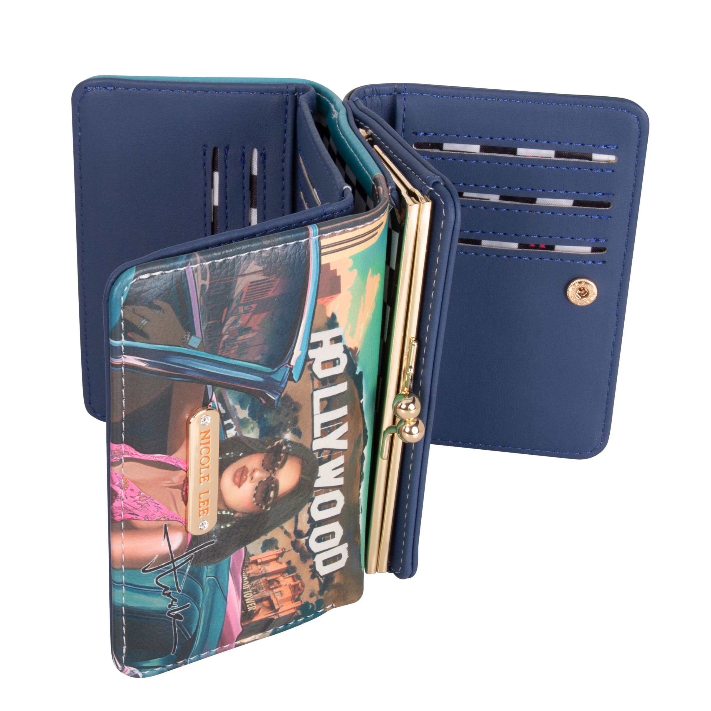 Foto 7 | Cartera Agustina de Broche Kisslock Nicole Lee
