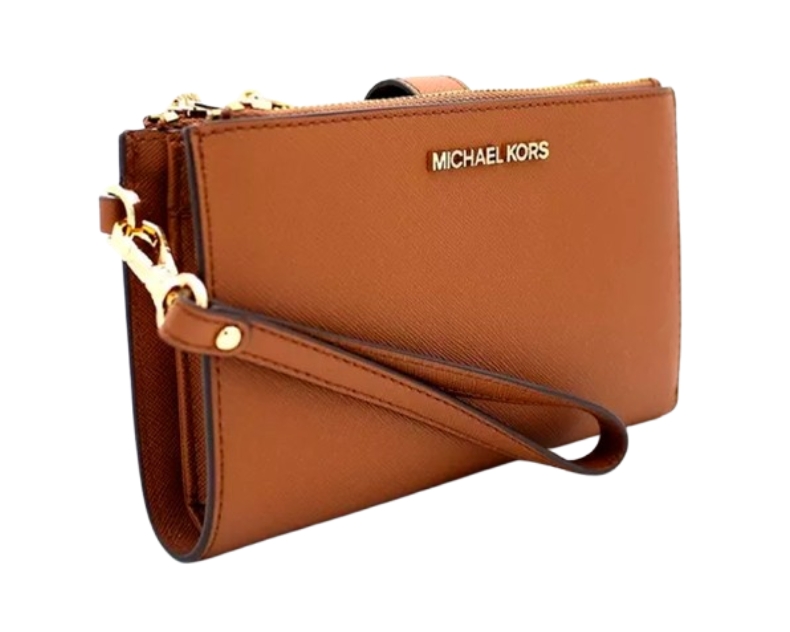 Foto 3 pulgar | Cartera Michael Kors Jet Set Large Smartphone Con Correa 35f8gtvw0l Color Café