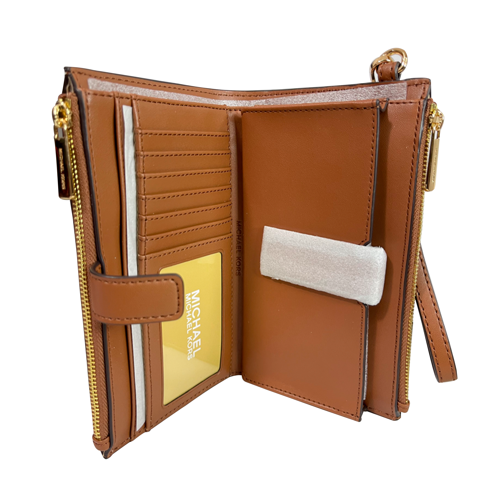 Foto 3 | Cartera Michael Kors Jet Set Travel Logo Double Zip Wristlet 35f8gtvw0b Beige
