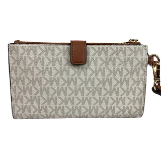 Foto 5 | Cartera Michael Kors Jet Set Travel Logo Double Zip Wristlet 35f8gtvw0b Beige