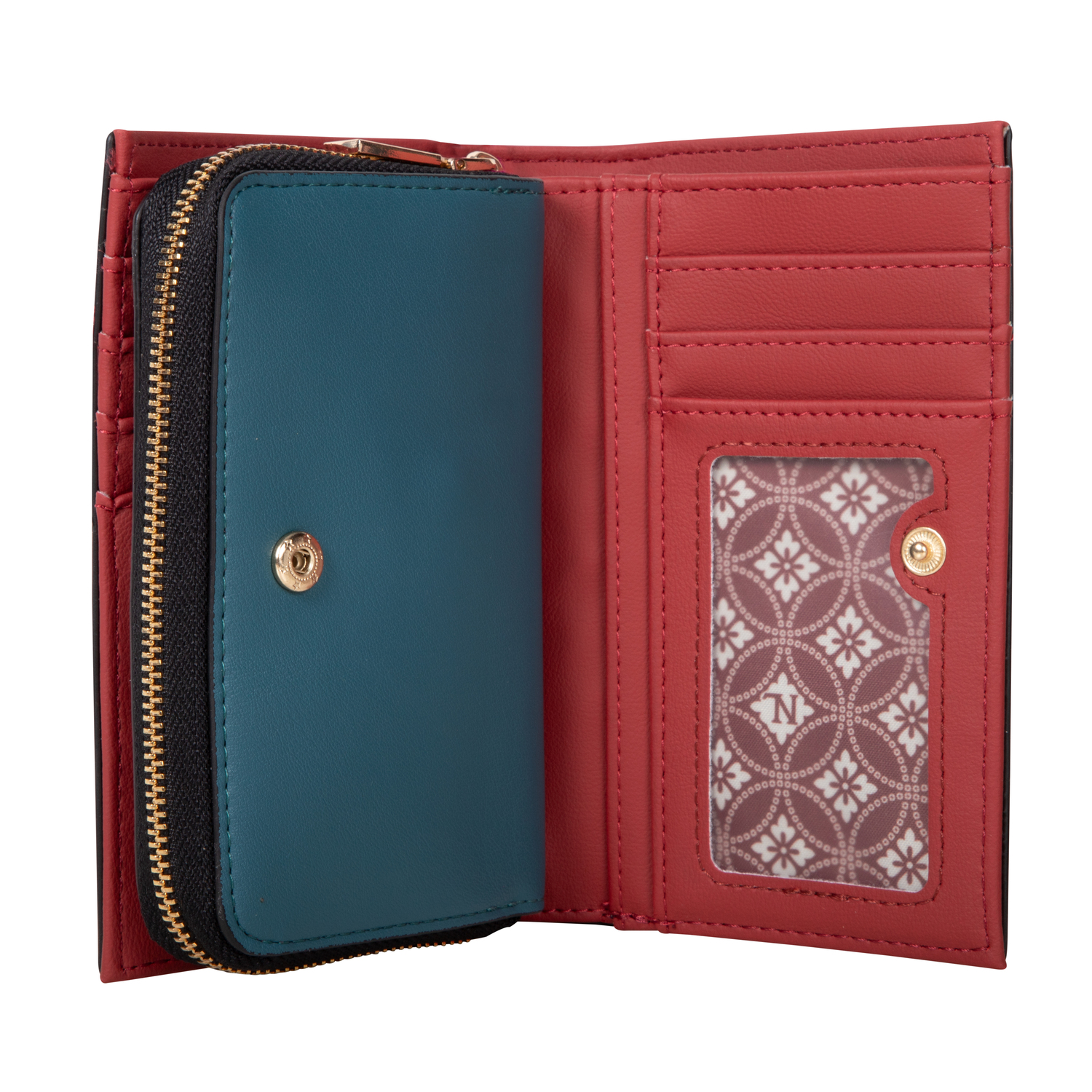 Foto 5 pulgar | Cartera Nicole Lee Para Mujer Compacta Estampada Akiko