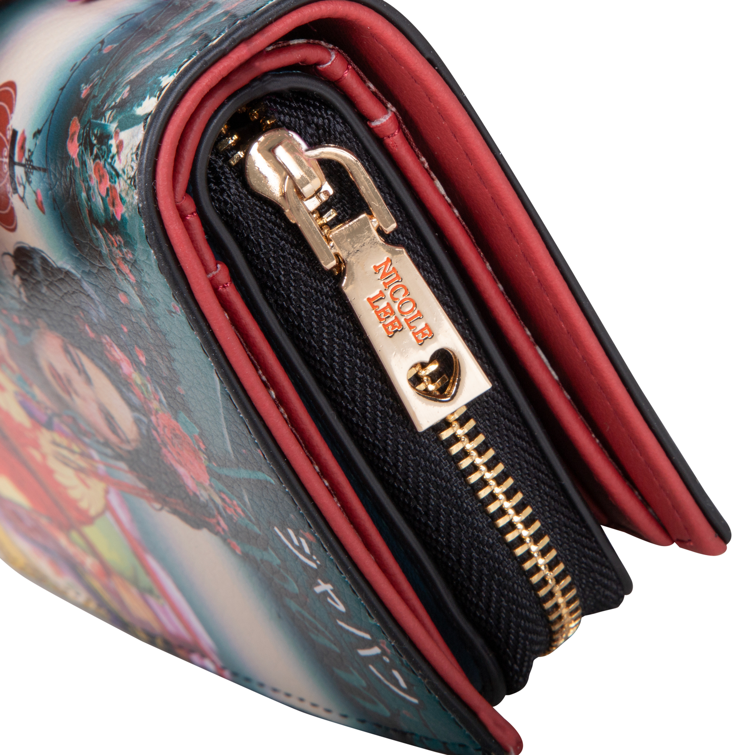 Foto 8 pulgar | Cartera Nicole Lee Para Mujer Compacta Estampada Akiko