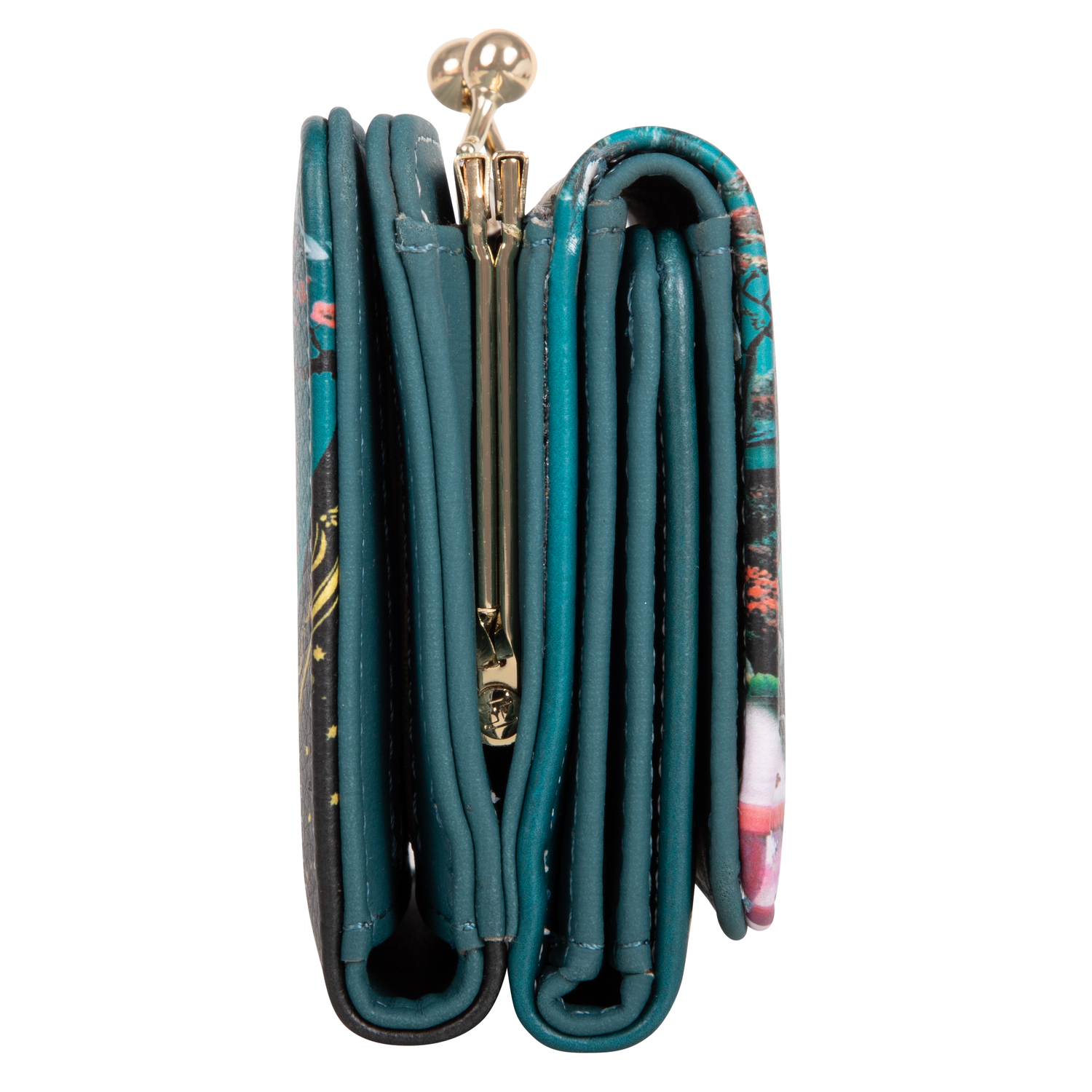 Foto 3 pulgar | Cartera Nicole Lee Broche Kisslock Estampada Akiko