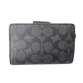 Foto 2 | Cartera Coach Para Dama Signature Gris