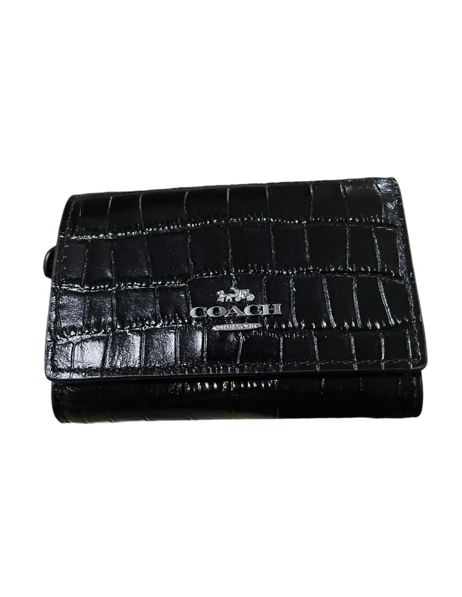 Foto 2 pulgar | Mini Cartera Para Dama De Piel Coach Black