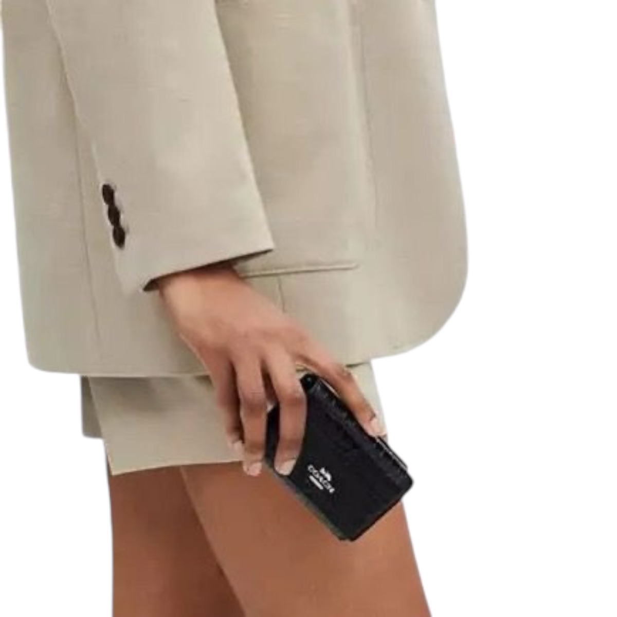 Foto 6 pulgar | Mini Cartera Para Dama De Piel Coach Black