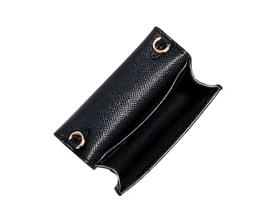 Foto 4 | Cartera Marca Coach Mini Wallet On A Chain C0059 Color Negro