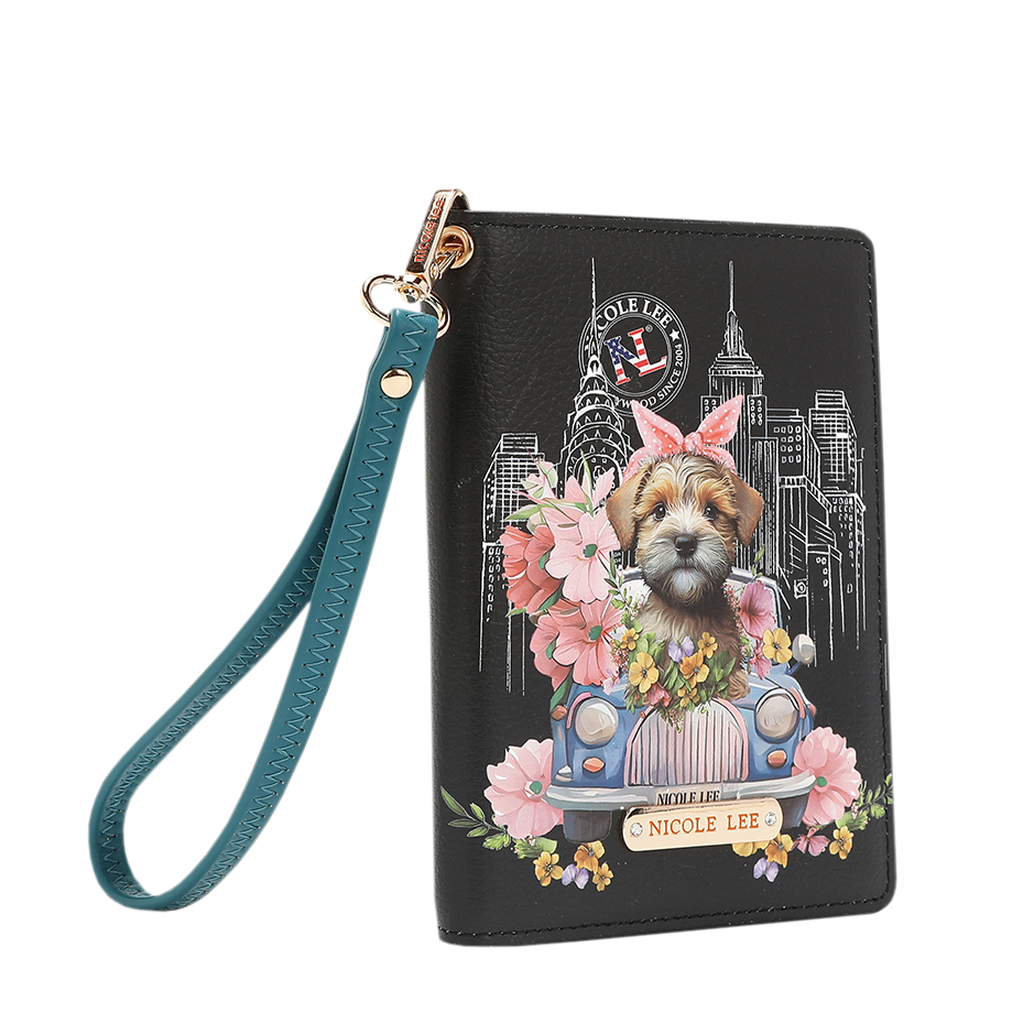 Porta Pasaporte Nicole Lee Viaje Estampado