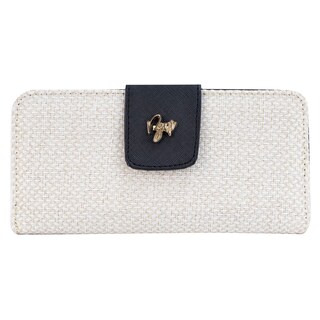 Foto 1 | Cartera Para Dama Avena Yute Negro Textil/sintetico Est.10 Nueva Imagen