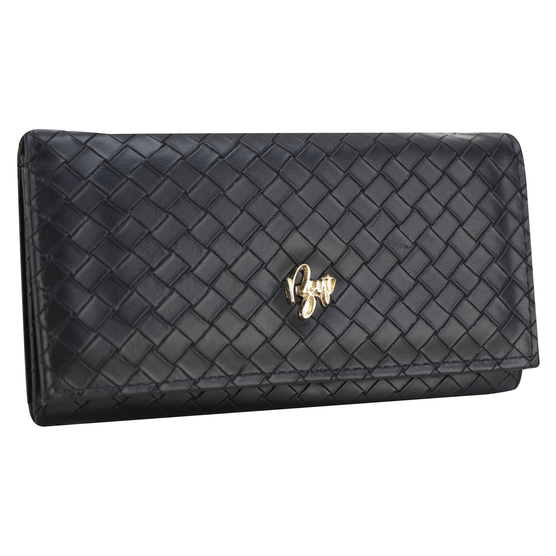 Foto 2 | Cartera Para Dama Negro Carrizo Sintetico Est.2 Nueva Imagen