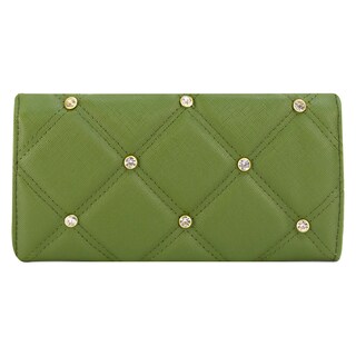 Foto 3 | Cartera Para Dama Verde Olivo Dapra Piedra Sintetico Est.2 Nueva Imagen