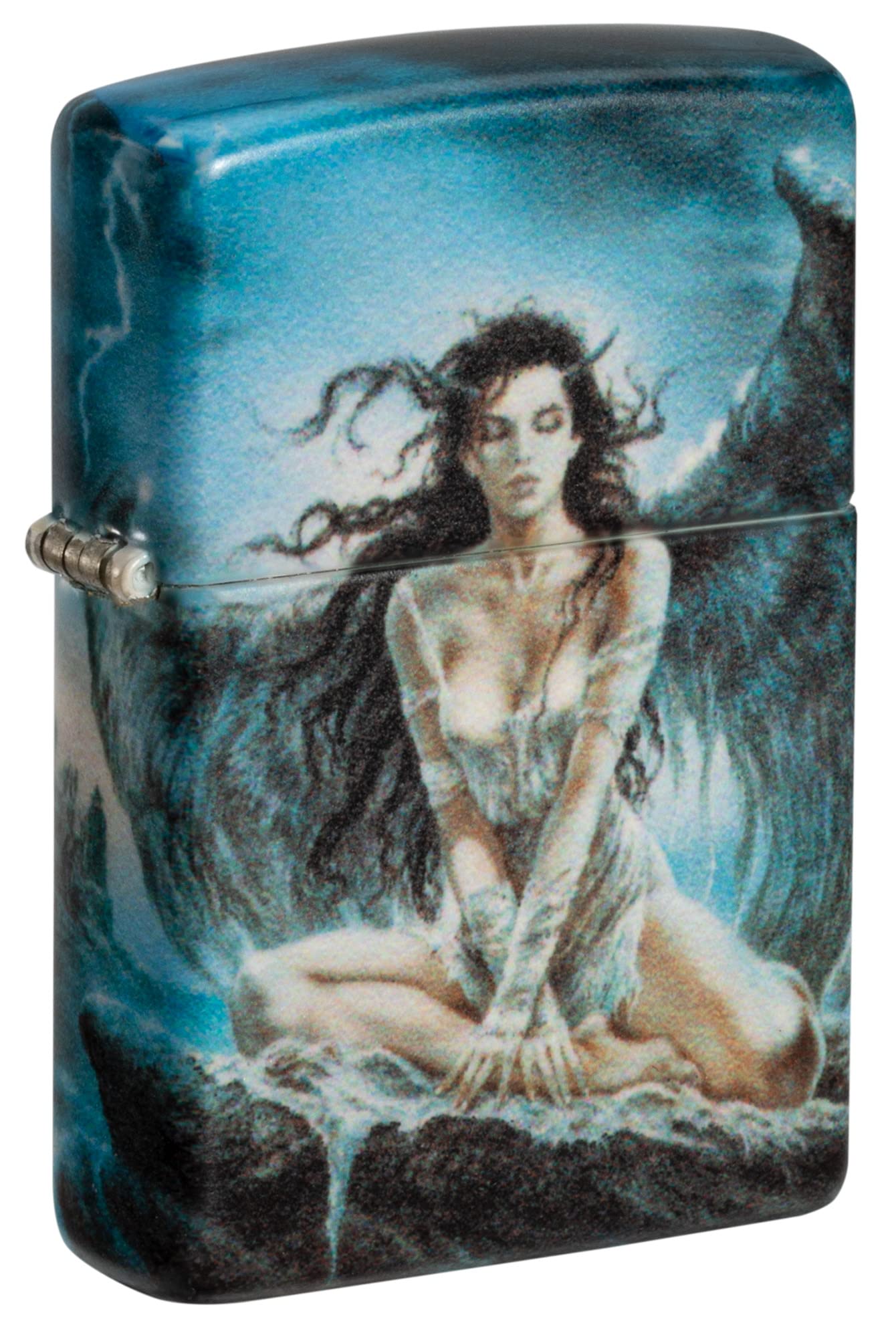 Foto 2 pulgar | Más Ligero Zippo Luis Royo Woman Angel 540 Color Pocket - Venta Internacional.