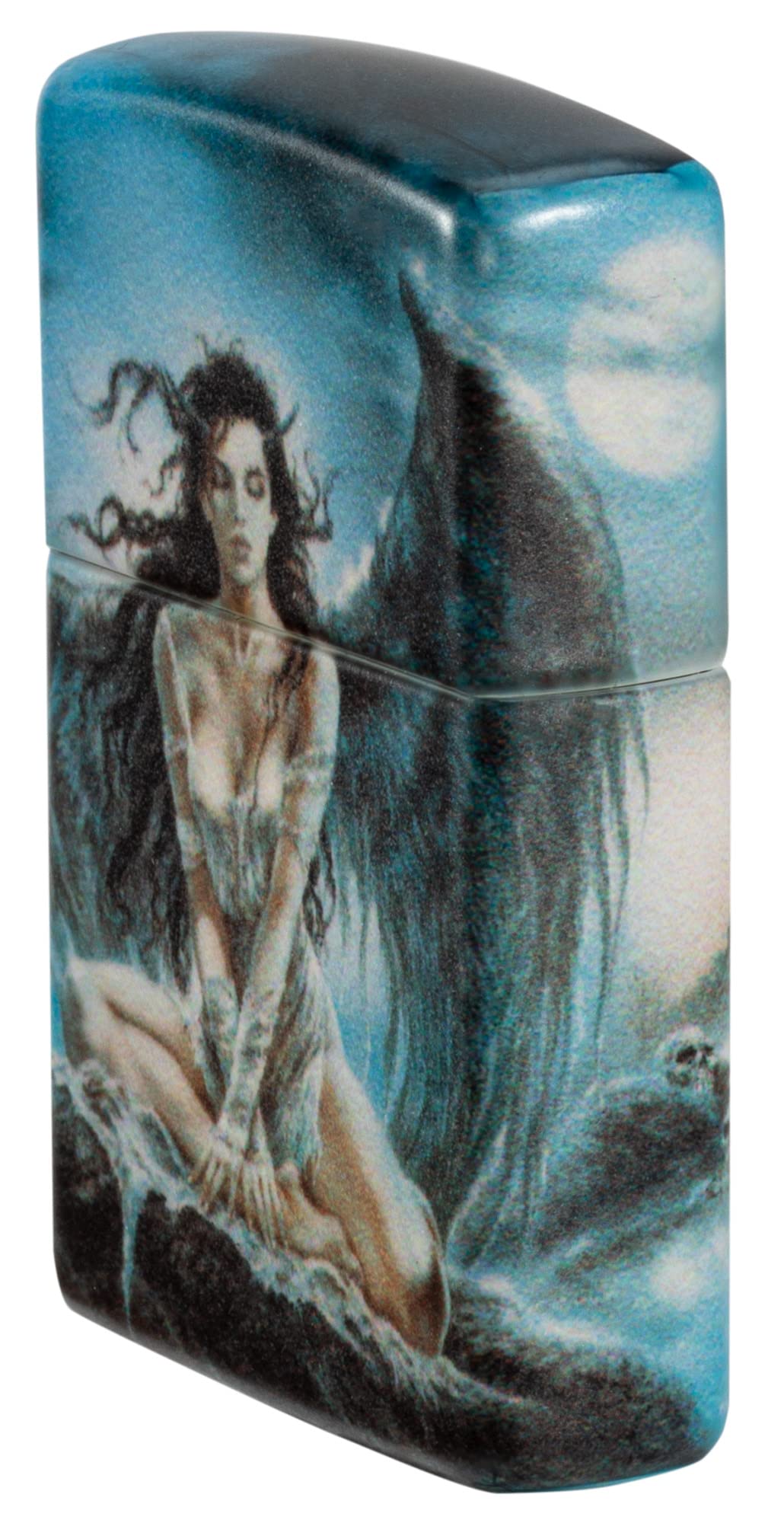 Foto 4 pulgar | Más Ligero Zippo Luis Royo Woman Angel 540 Color Pocket - Venta Internacional.