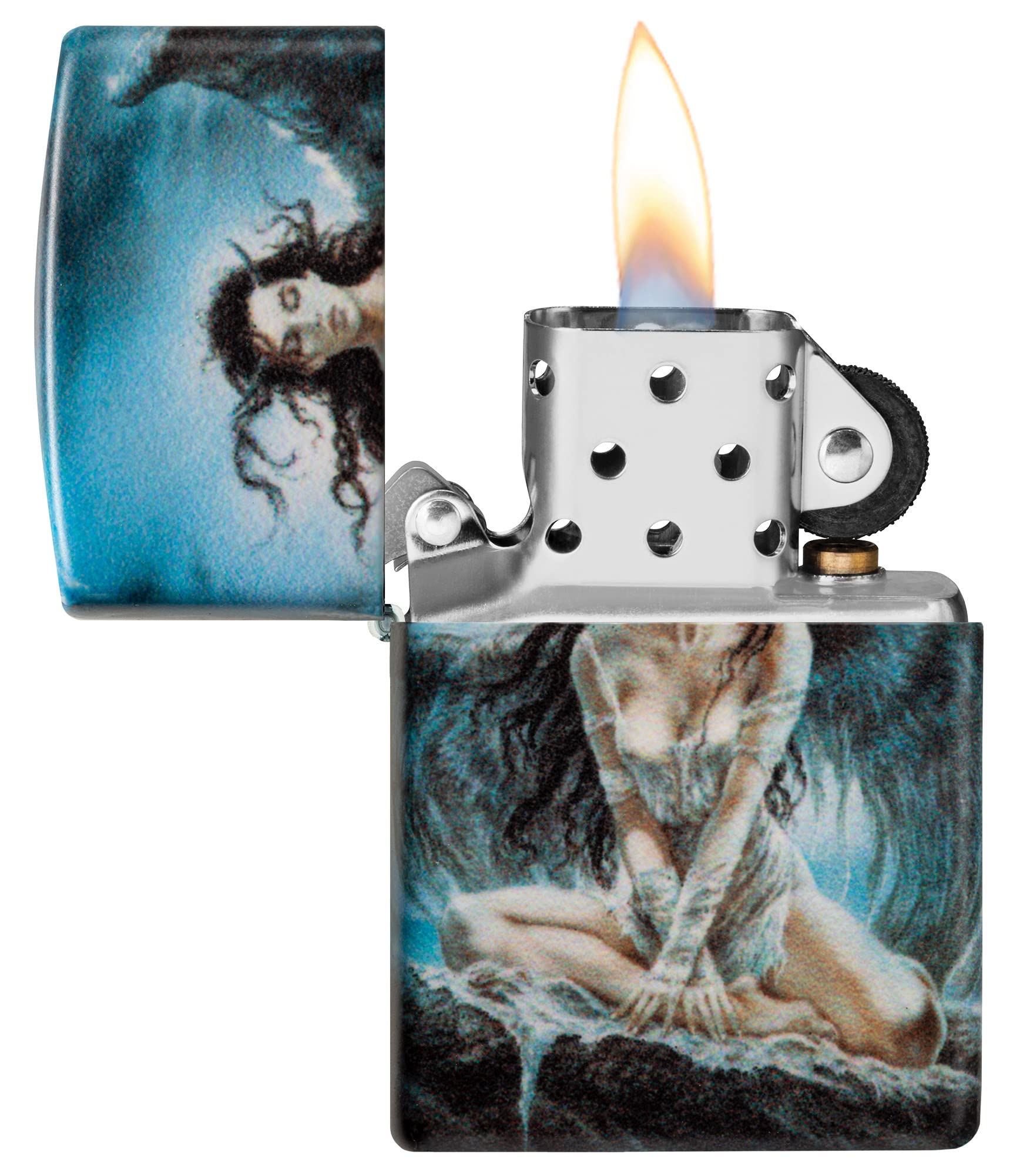 Foto 6 pulgar | Más Ligero Zippo Luis Royo Woman Angel 540 Color Pocket - Venta Internacional.