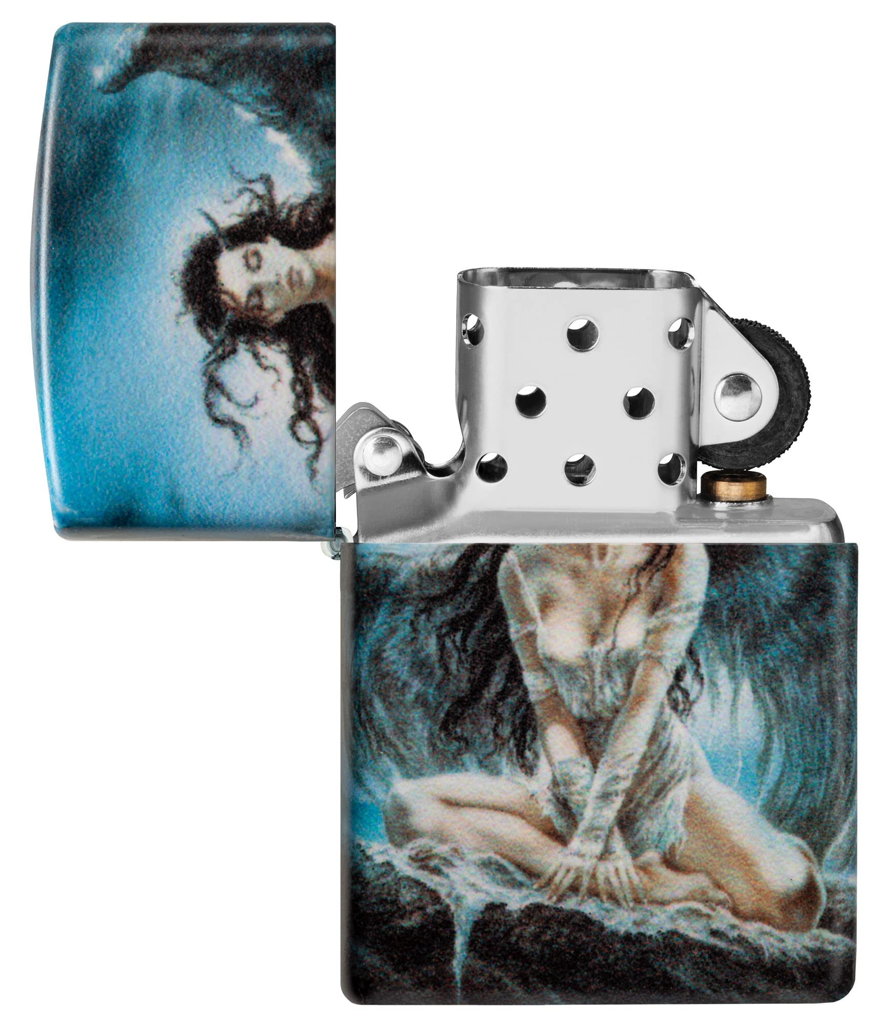 Foto 7 pulgar | Más Ligero Zippo Luis Royo Woman Angel 540 Color Pocket - Venta Internacional.