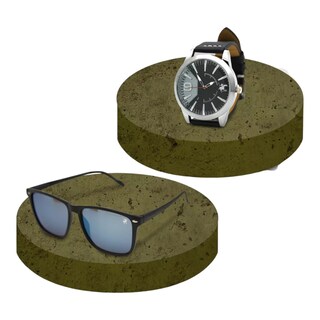 Foto 4 | Set de Lentes Cartera Reloj Pluma Polo Set Negro para Hombre