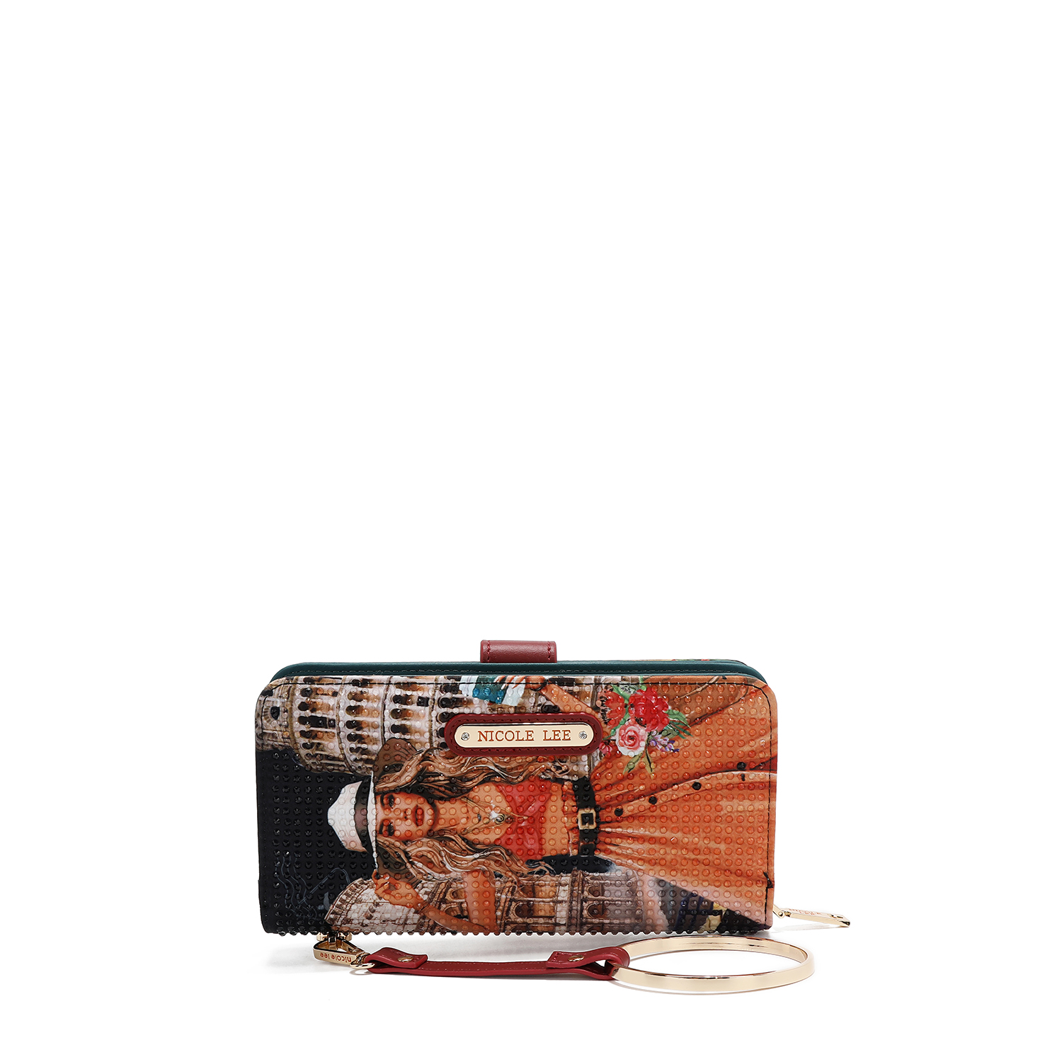 Foto 2 pulgar | Cartera con Correa Nicole Lee Estampado Martha Travel
