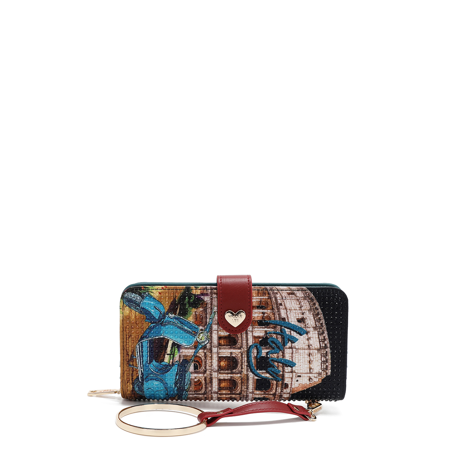 Foto 3 pulgar | Cartera con Correa Nicole Lee Estampado Martha Travel
