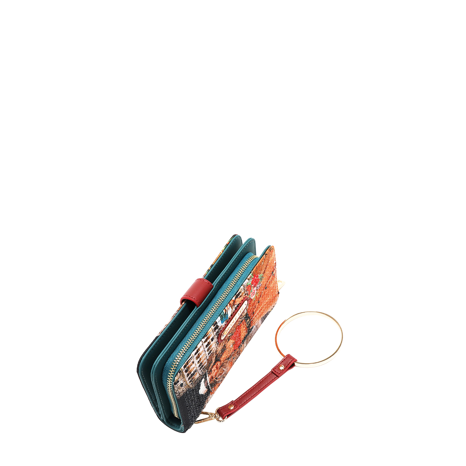 Foto 4 pulgar | Cartera con Correa Nicole Lee Estampado Martha Travel