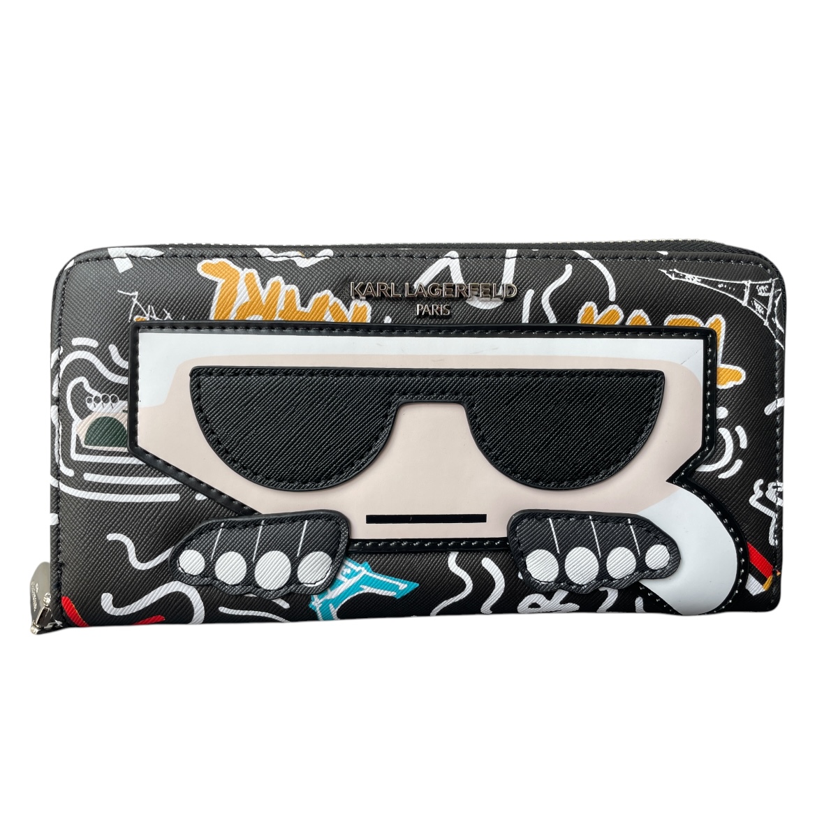 Cartera Para Dama Karl Lagerfeld Paris Glasses Black