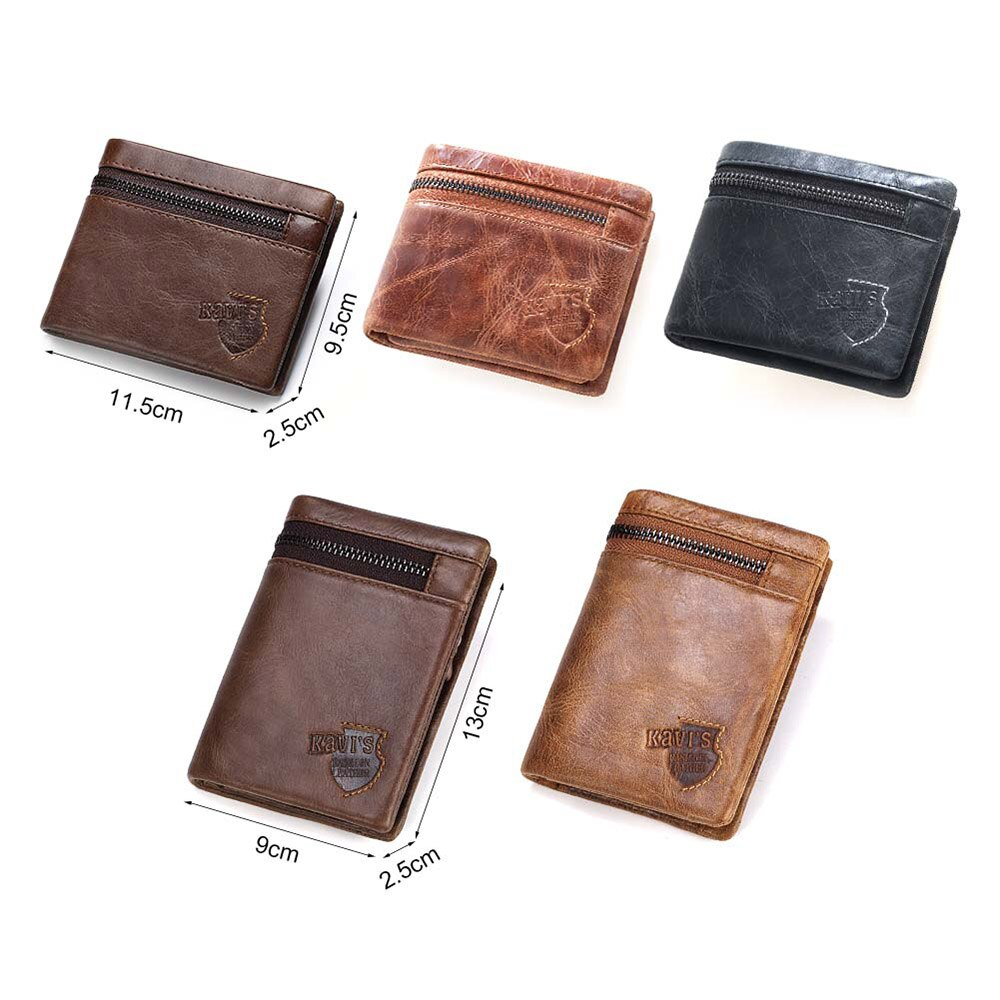 Foto 6 pulgar | Cartera Kavi's De Piel Auténtica Para Hombre Con Grabado Gratuito - Venta Internacional.