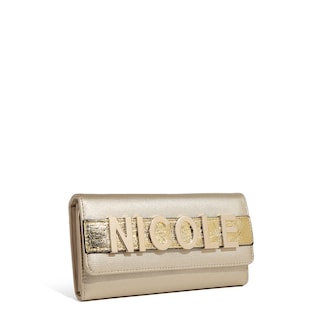 Foto 3 | Cartera Nicole Lee con Solapa y Logo Metálico