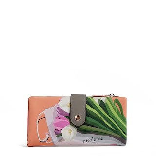 Foto 2 | Cartera con Tarjetero Flexible Nicole Lee Print Violet