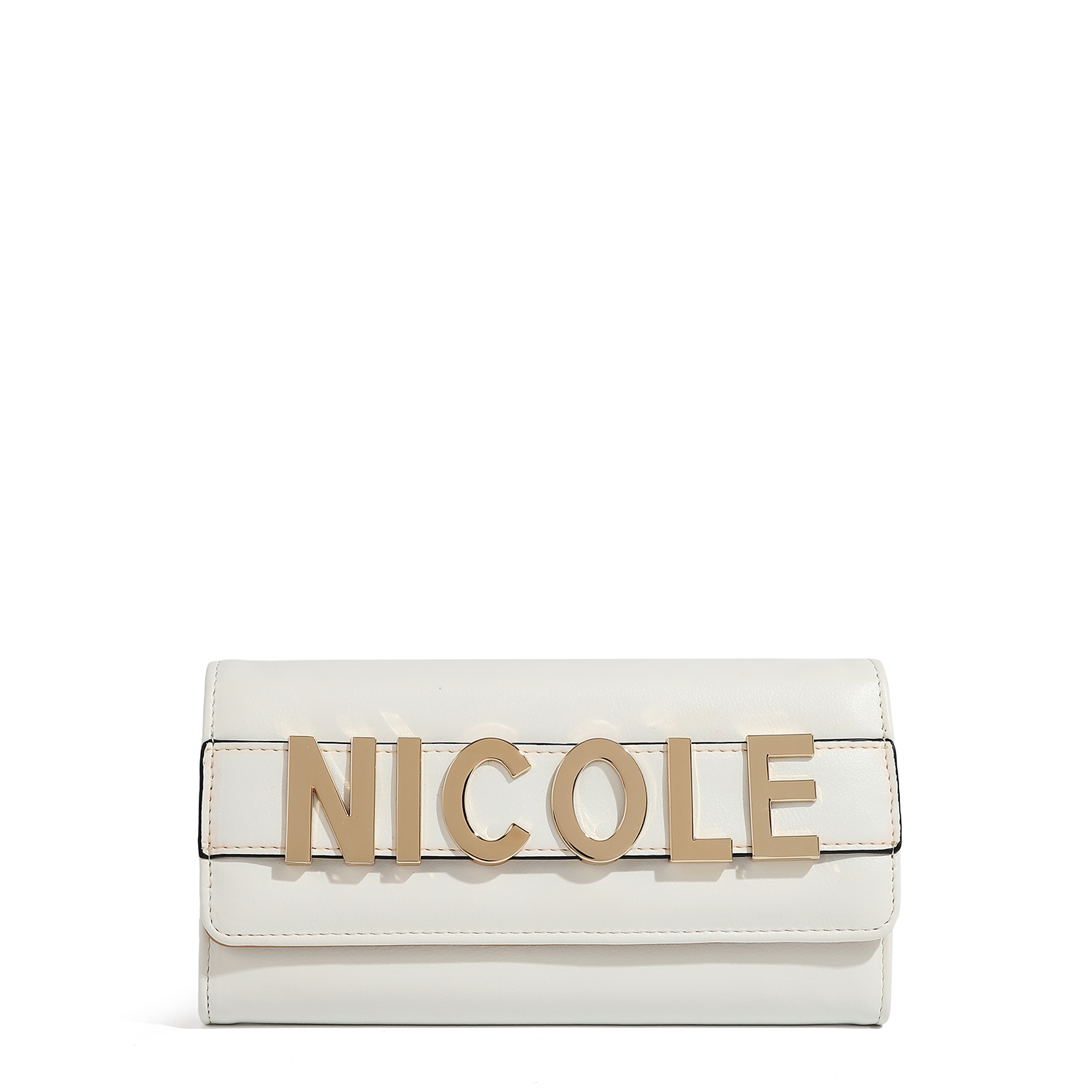 Foto 1 | Cartera Nicole Lee con Solapa y Logo Metálico