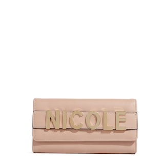 Foto 1 | Cartera Nicole Lee con Solapa y Logo Metálico
