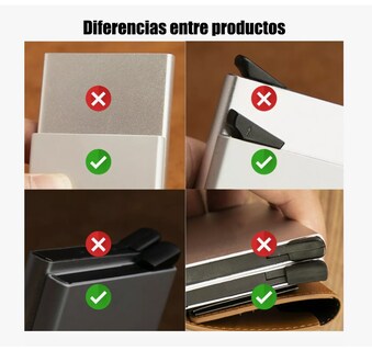 Foto 3 | Cartera De Hombre Xtellar Con Tarjetero De Aluminio Protección Rfid
