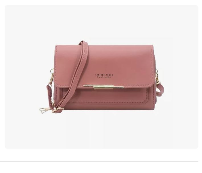 Cartera Bolsa Mujer Hombro Correa Billetera Gran Capacidad Rosa Xtellar