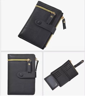 Foto 4 | Cartera Xtellar De Mujer Con Botón De Presión Color Negro