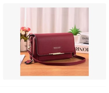 Foto 3 | Bolso Bandolera para Mujer Xtellar Rojo
