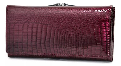 Foto 1 | Cartera Xtellar Larga Para Mujer Color Vino