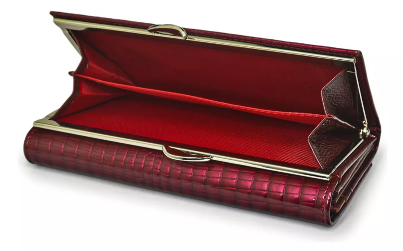 Foto 3 | Cartera Xtellar Larga Para Mujer Color Vino