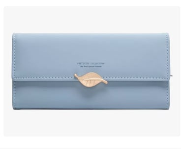 Foto 1 | Cartera Para Mujer Gran Capacidad Billetera Con Tarjetero Azul Xtellar