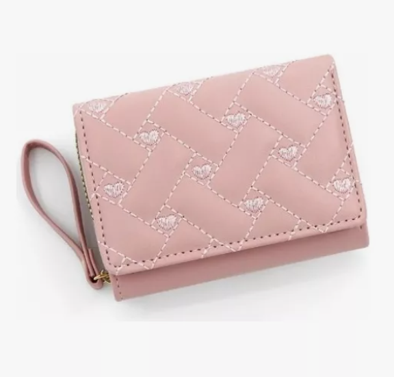 Foto 2 pulgar | Cartera Xtellar Monedero Mujer Billetera Gran Capacidad Tarjetas Modelo Rosa